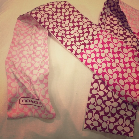 Coach silk head band