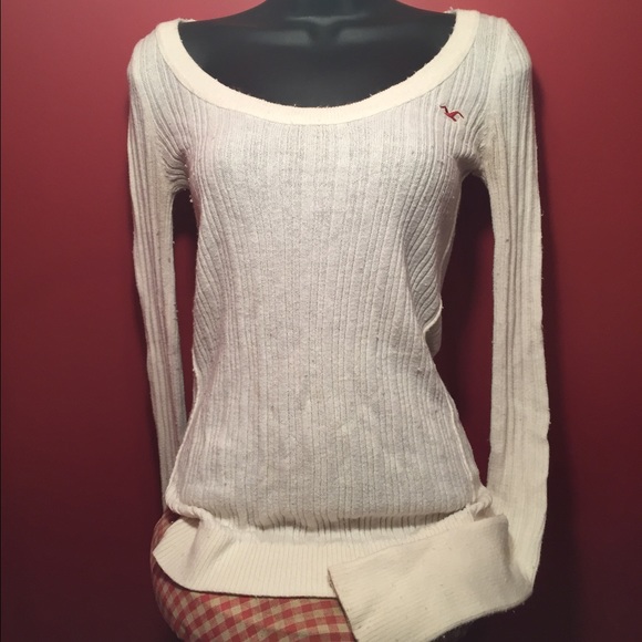 Cream Hollister Sweater
