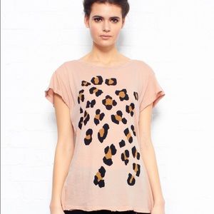 Wildfox leopard tee
