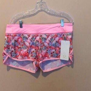 Lululemon Flower Shorts