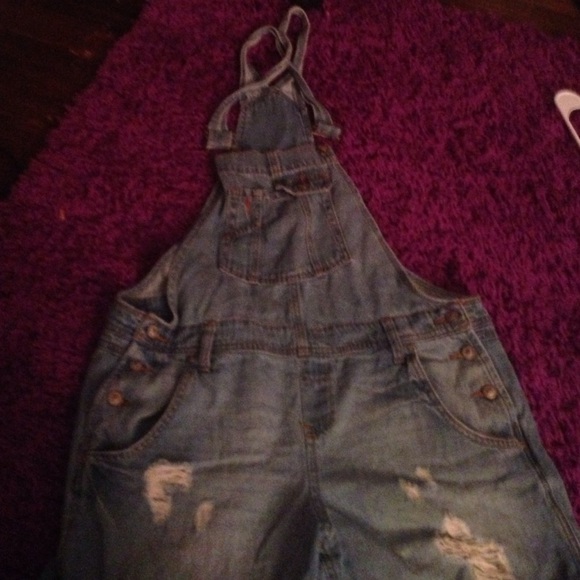 overalls with rips