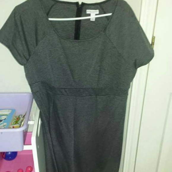 Grey motherhood Maternity Dress.