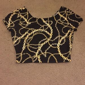 Chains crop top