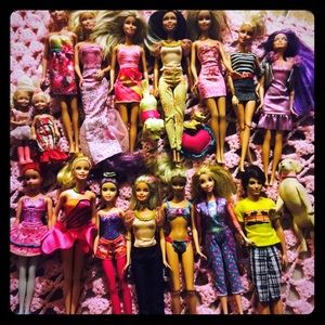 Barbies and Barbie accessories