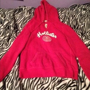 Pink Hollister sweatshirt