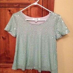 Sequin top