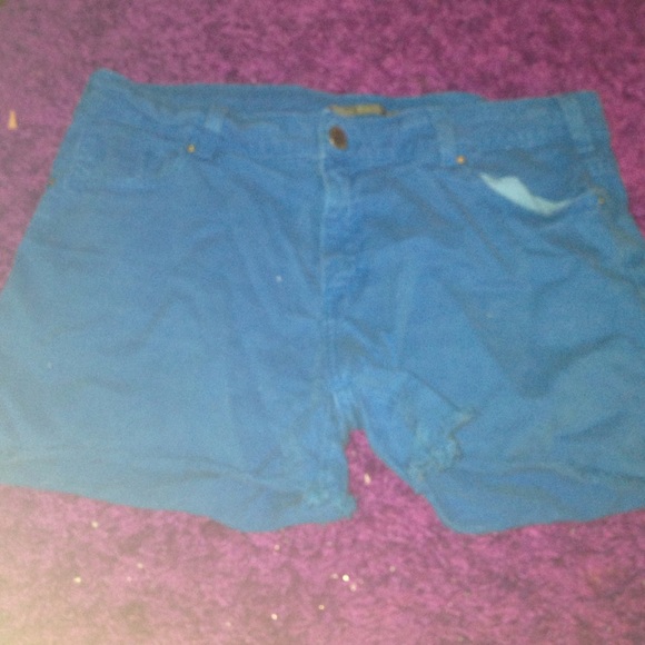really blue shorts
