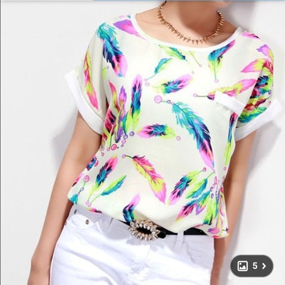Feather Top - NWOT