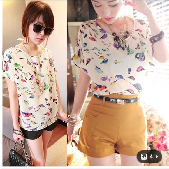 Bird Top - NWOT - Picture 4 of 4