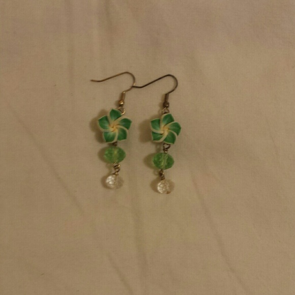 Hibiscus earrings