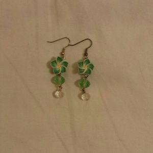 Hibiscus earrings