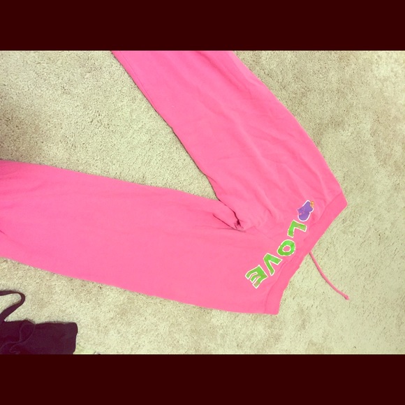 Pink Capri sleep pants