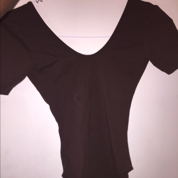 American Apparel Brown Unitard