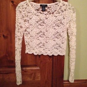 Lace crop top