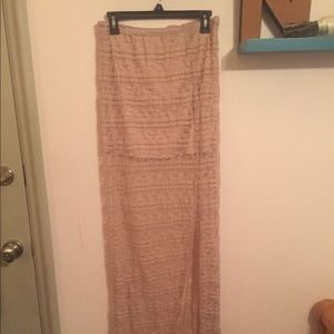 LA Hearts maxi skirt