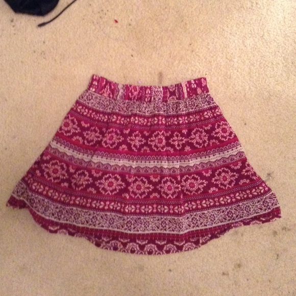 Tribal pattern skirt