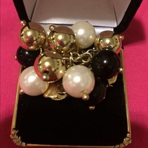Betsey Johnson pearl ring