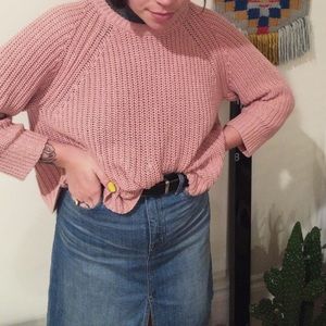 Madewell Swing Crop Sweater