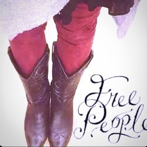 Free People Jeans Vintage Jacquard Pants cranberry