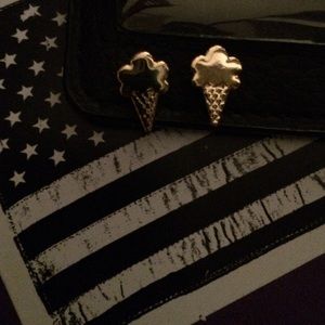 Ice cream earrings