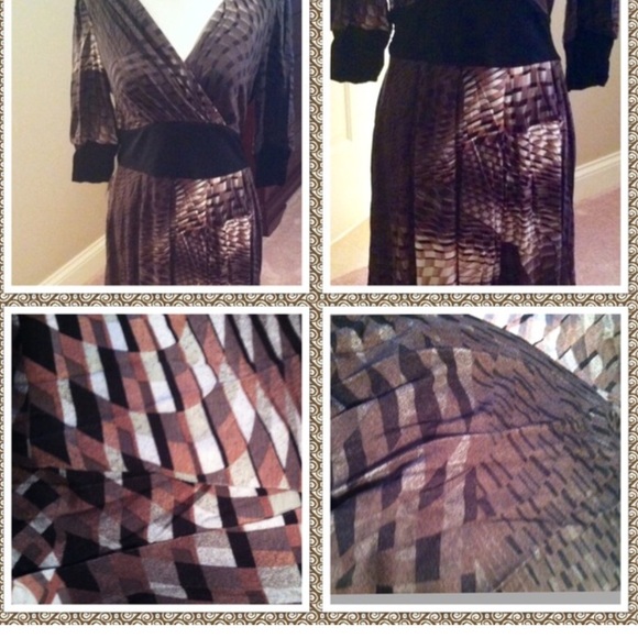 BOHO AREYA ANIMAL PRINT DRESS SALE - SMALL NWT - Picture 2 of 4