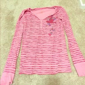 Long sleeve stripe shirt