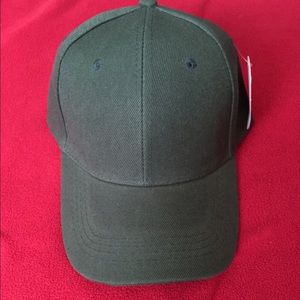 Olive green baseball cap