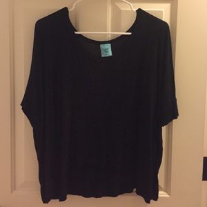 Nordstrom h.i.p. Oversized black short sleeve sm