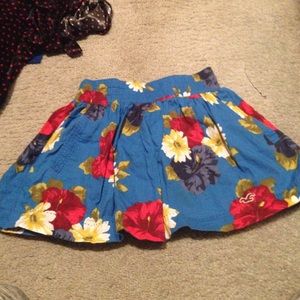 Floral print skirt