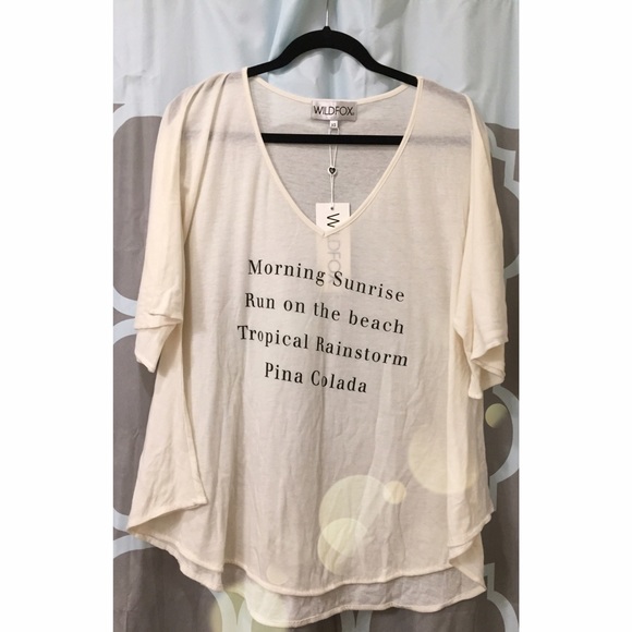 Wildfox Tops - Wildfox Morning Sunrise Tahiti Tunic