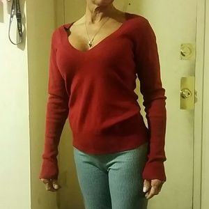 Ruby red sweater