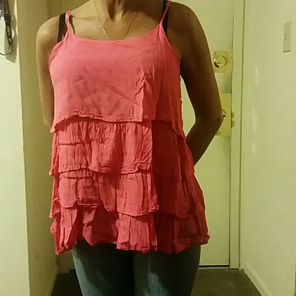 Coral tank top