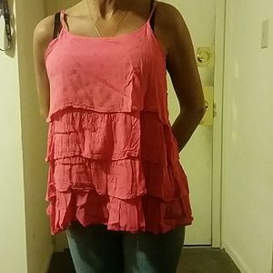 Coral tank top