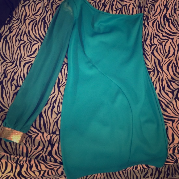 Teal dress