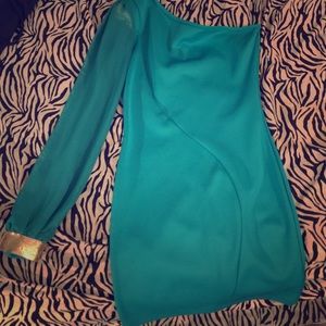 Teal dress