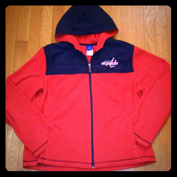 Washington Capitals hooded zip up sweater