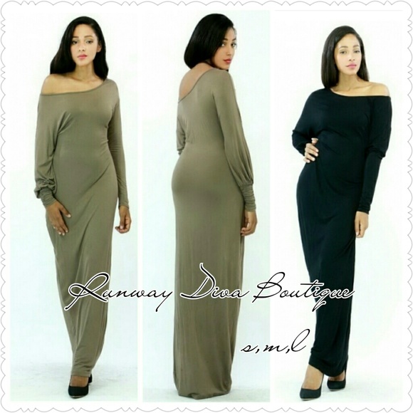 Olive and black dress - Picture 1 of 1