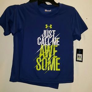 Boys youth heat gear shirt