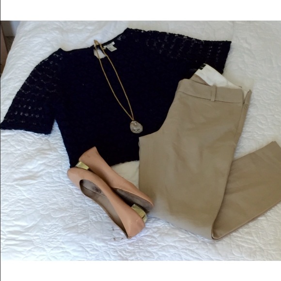 J. Crew Pants - J crew -Minnie fit :Stretch cotton crop pant