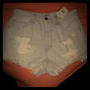 Hollister high waisted festival shorts