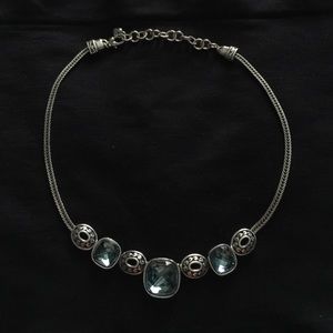 Brighton necklace with blue stones!