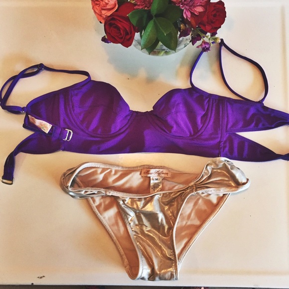 Mara Hoffman Bikini Size M Bottoms & 34B/C Top
