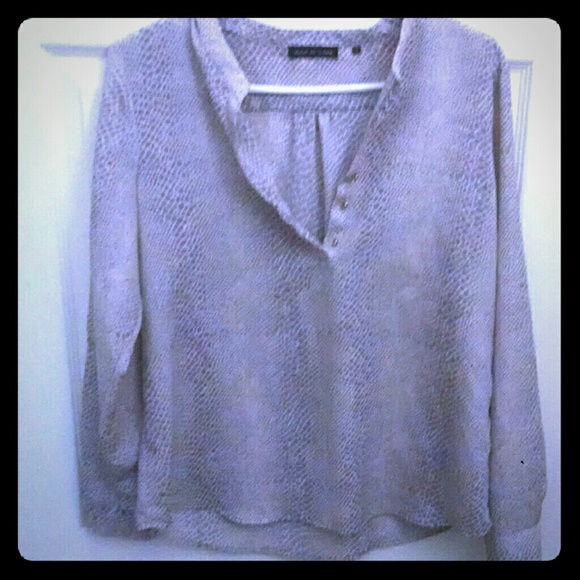 Violet & claire snakeskin top