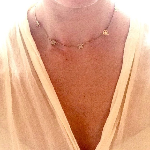 LF four leaf clover choker 🍀