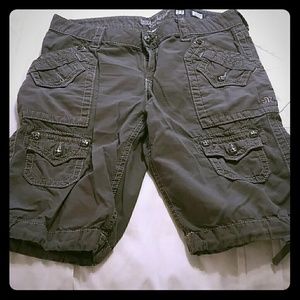Miss Me Cargo Bermuda Shorts