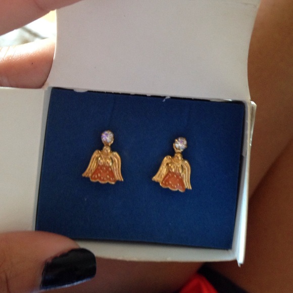 Angel earrings from Avon
