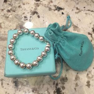 Tiffany and Co. Silver bead bracelet