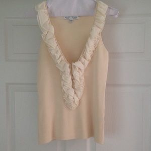 White House Black Market  thick ribbed tank