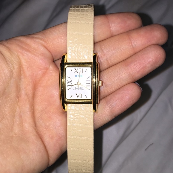La Mer bracelet wrist wrap watch.