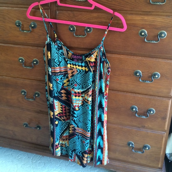 Maple top with adjustable straps from Anthro